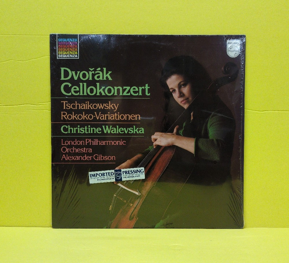 Dvorak / Tschaikowsky, Christine Walevska, London Philharmonic Orchestra, Alexander Gibson - Cellokonzert / Rokoko-Variationen - 1980 - 6527 052 - New - Sealed - Vinyl