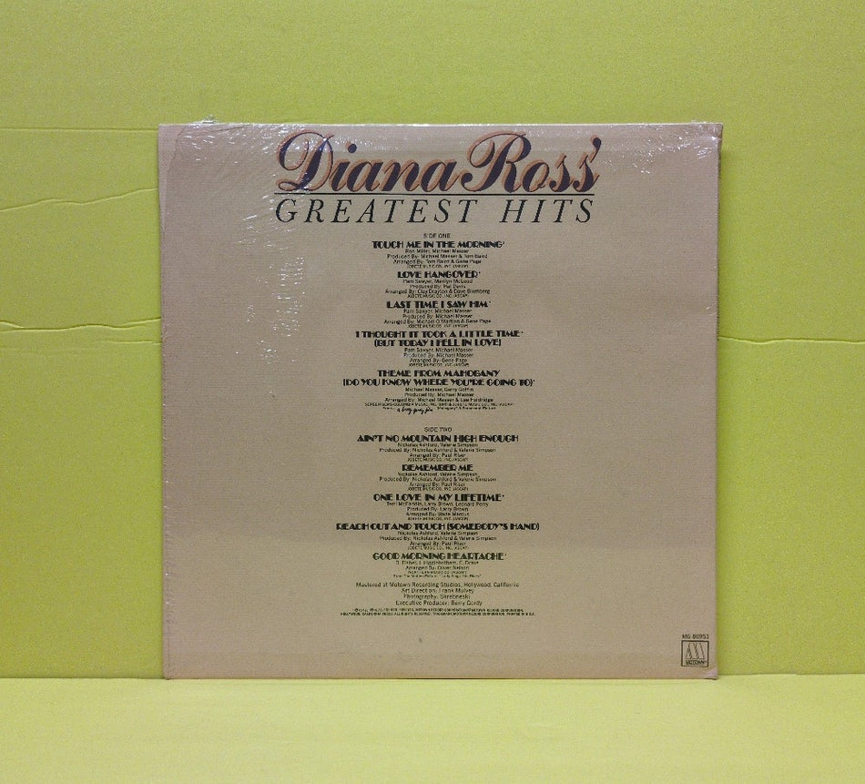 Diana Ross - Diana Ross' Greatest Hits - 1976 - M6-869S1 - New - Sealed - Vinyl