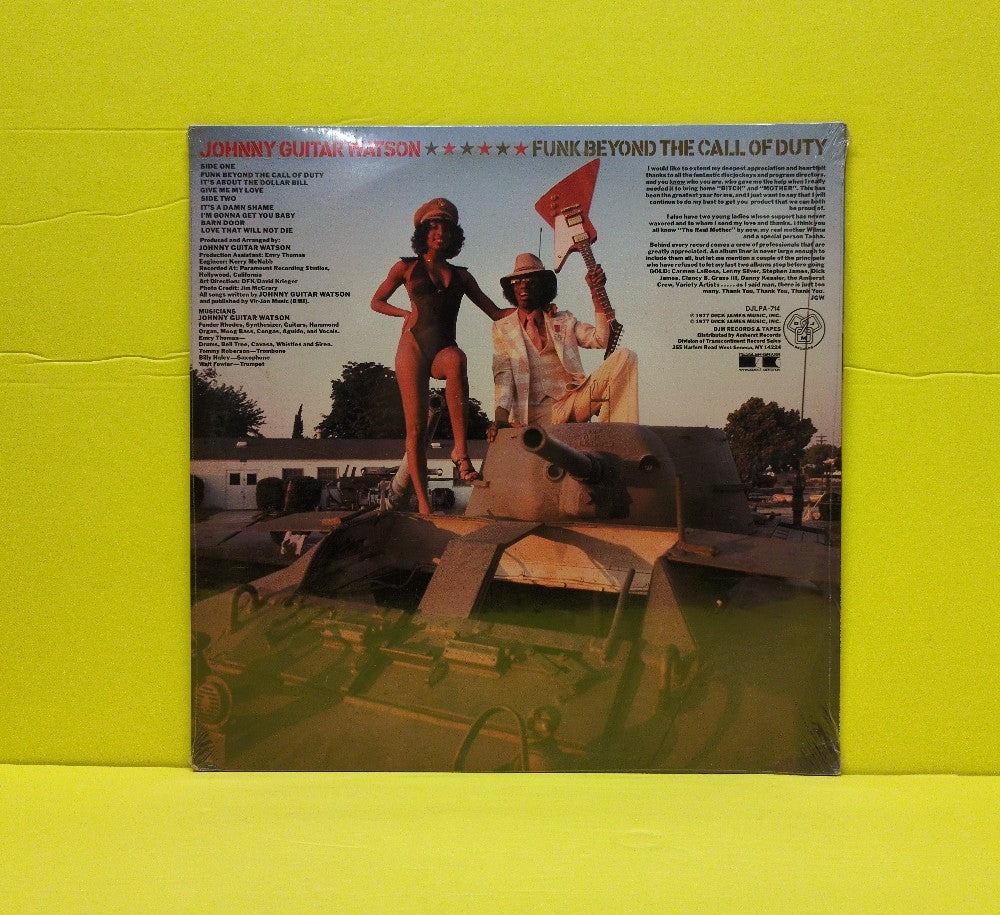 Johnny Guitar Watson - Funk Beyond The Call Of Duty - 1977 - DJLPA-714 - New - Sealed - Vinyl