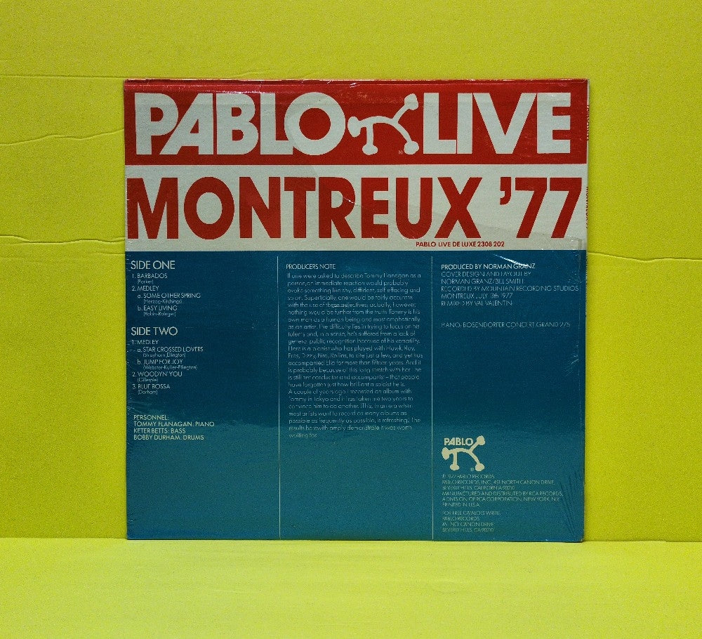 Tommy Flanagan 3 - Montreux '77 - 1977 - 2308 202 - New - Sealed - Vinyl - Promo