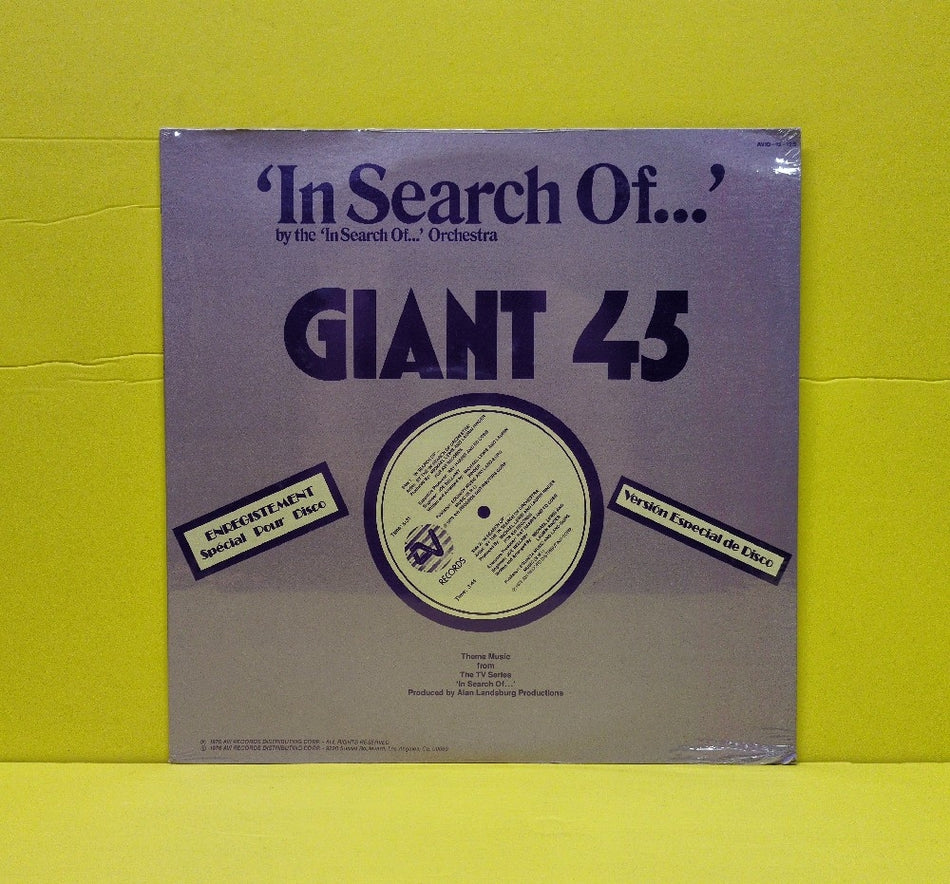 In Search Of Orchestra - In Search Of... - 1976 - AVID-12-125 - New - Sealed - Vinyl