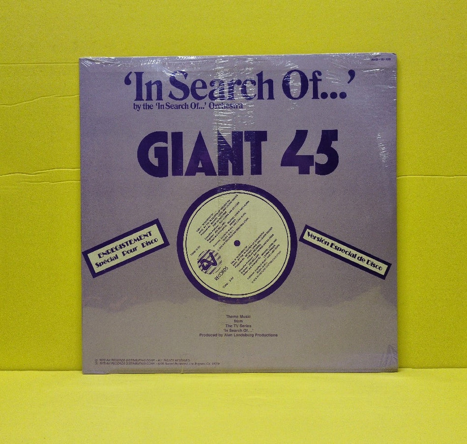 In Search Of Orchestra - In Search Of... - 1976 - AVID-12-125 - New - Sealed - Vinyl