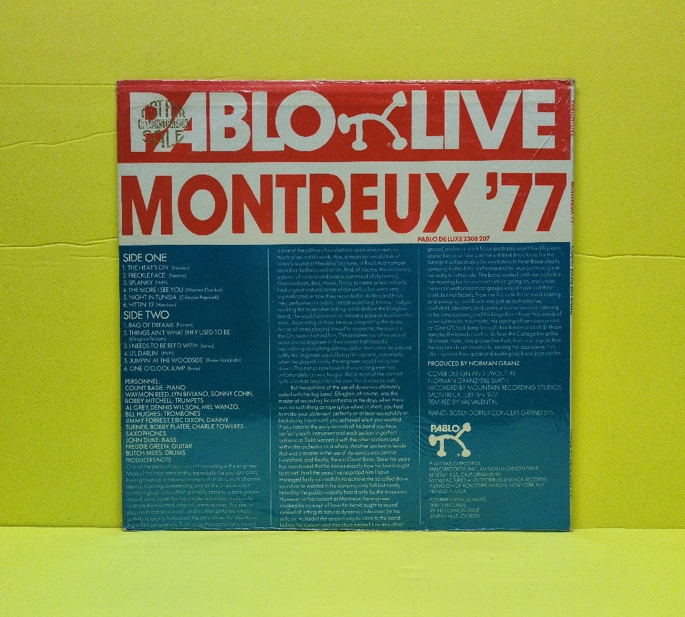 Count Basie Big Band - Montreux '77 - 1977 - 2408 207 - New - Sealed - Vinyl - Promo