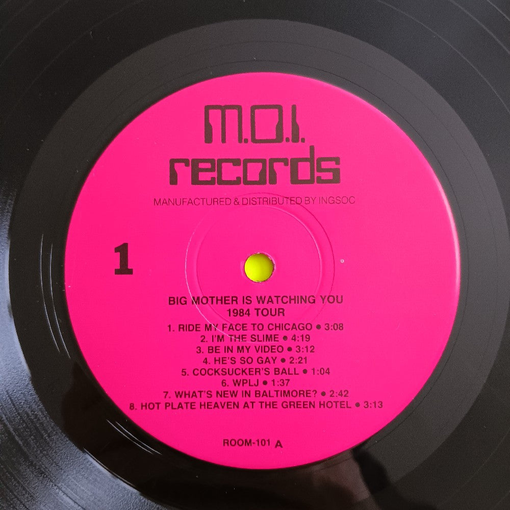 FZ Frank Zappa - Big Mother Is Watching You 1984 Tour - ROOM-101 - Used - VG++ - Vinyl