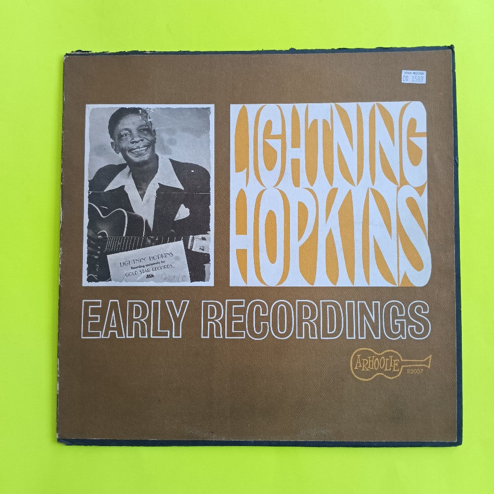 Lightning Hopkins - Early Recordings - R2007 Used - VG++ - Vinyl