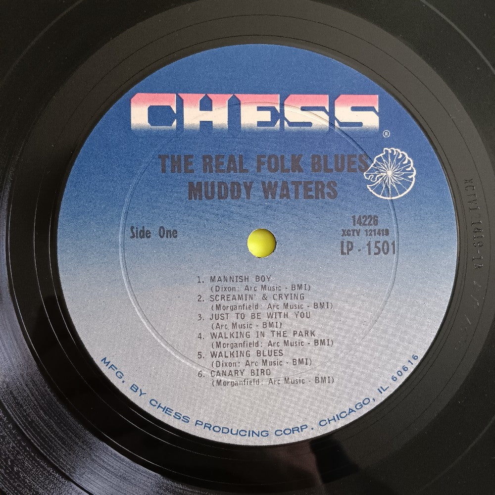 Muddy Waters - The Real Folk Blues OG MONO - 1966 - LP 1501 - Used - VG+ - Vinyl