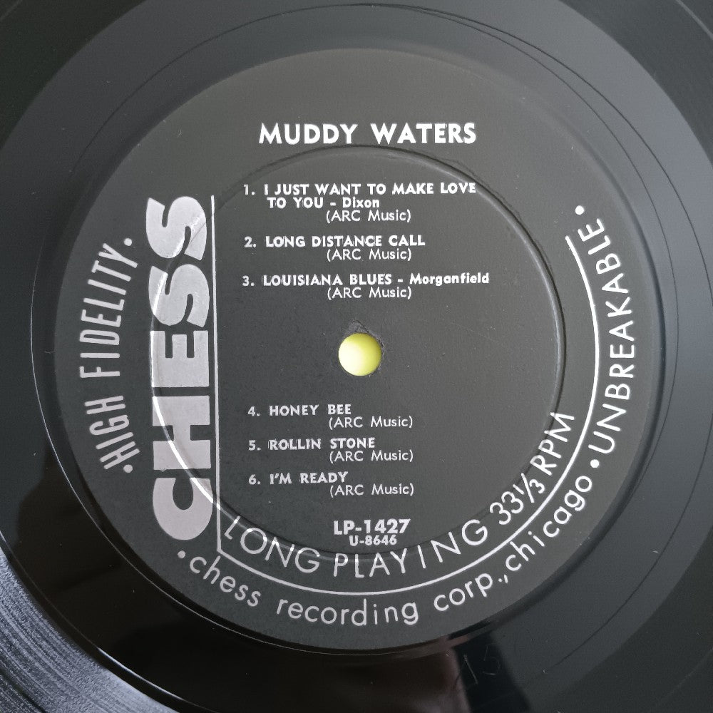 Muddy Waters - The Best Of Muddy Waters OG Mono Arc Credit - 1958 - LP 1428 - Used - VG+ - Vinyl