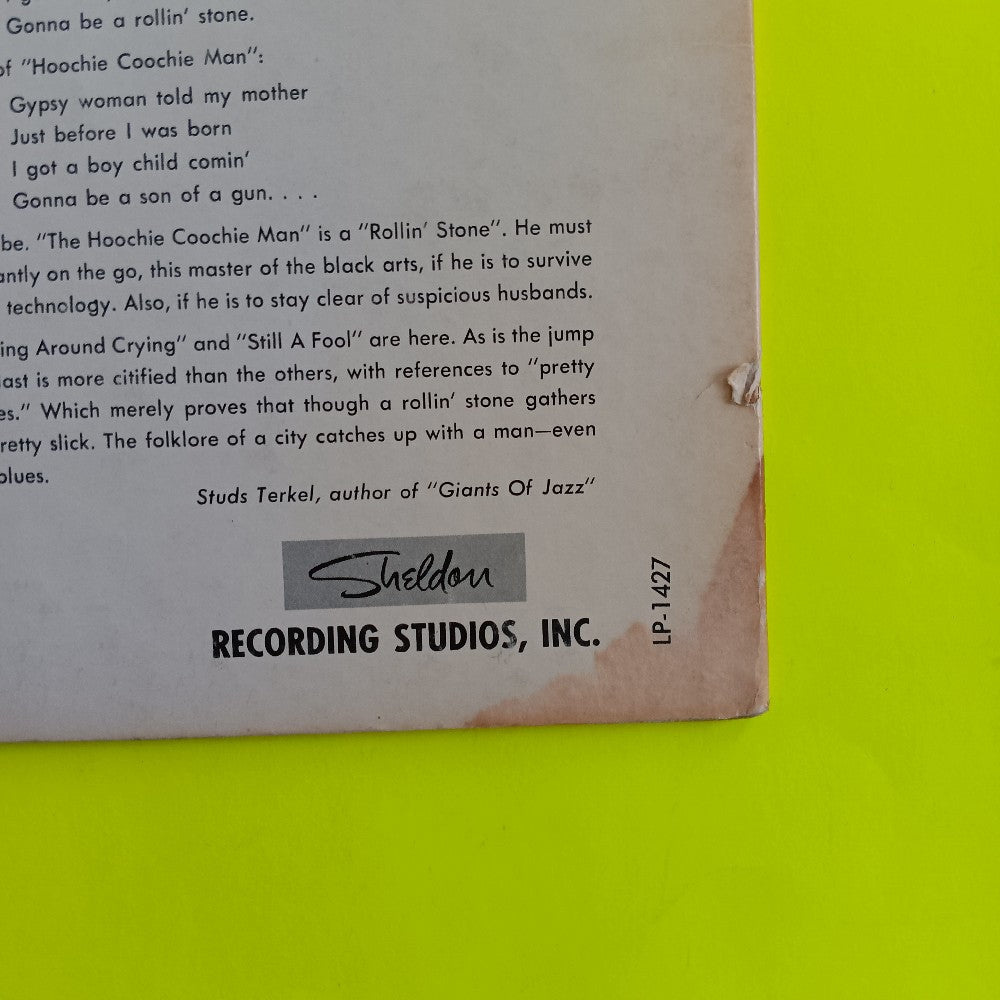 Muddy Waters - The Best Of Muddy Waters OG Mono Arc Credit - 1958 - LP 1428 - Used - VG+ - Vinyl