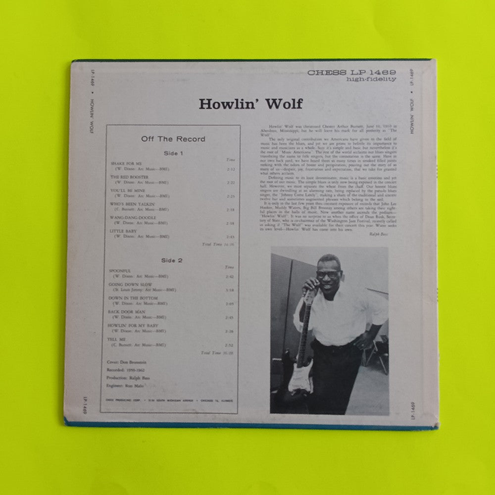 Howlin' Wolf - Self Titled / Rocking Chair MONO PROMO - 1962 - LP 1469 - Used - VG+ - Vinyl