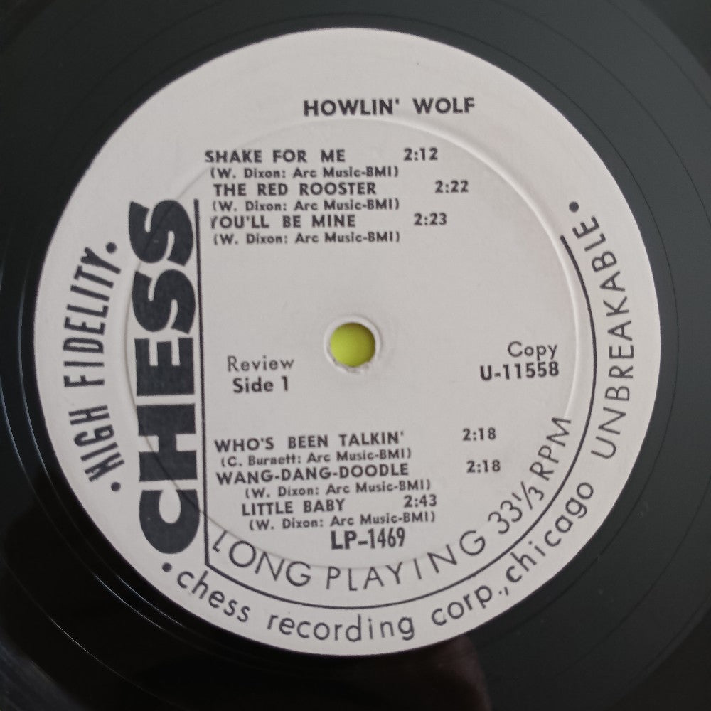 Howlin' Wolf - Self Titled / Rocking Chair MONO PROMO - 1962 - LP 1469 - Used - VG+ - Vinyl