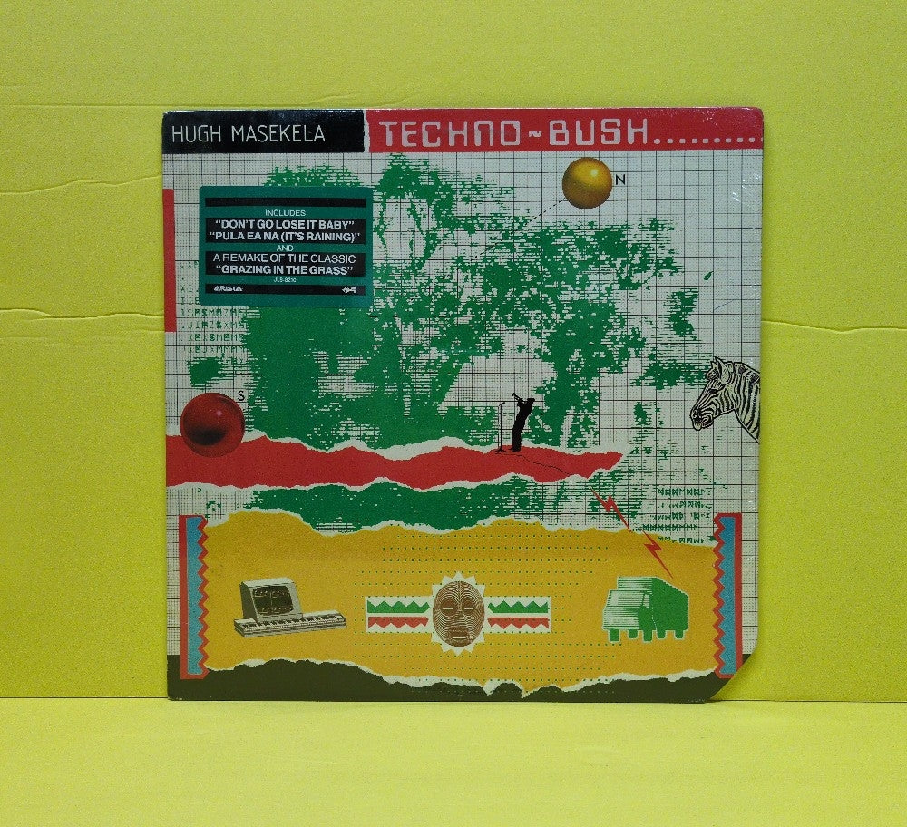 Hugh Masekela - Techno-Bush - 1984 - JL8-8210 - New - Sealed - Vinyl
