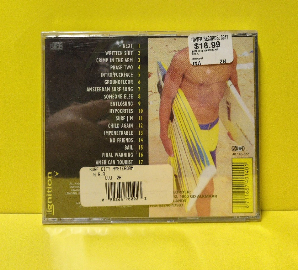 NRA - Surf City Amsterdam - 1993 - IGN-2H - New - Sealed - CDs - Netherlands Import