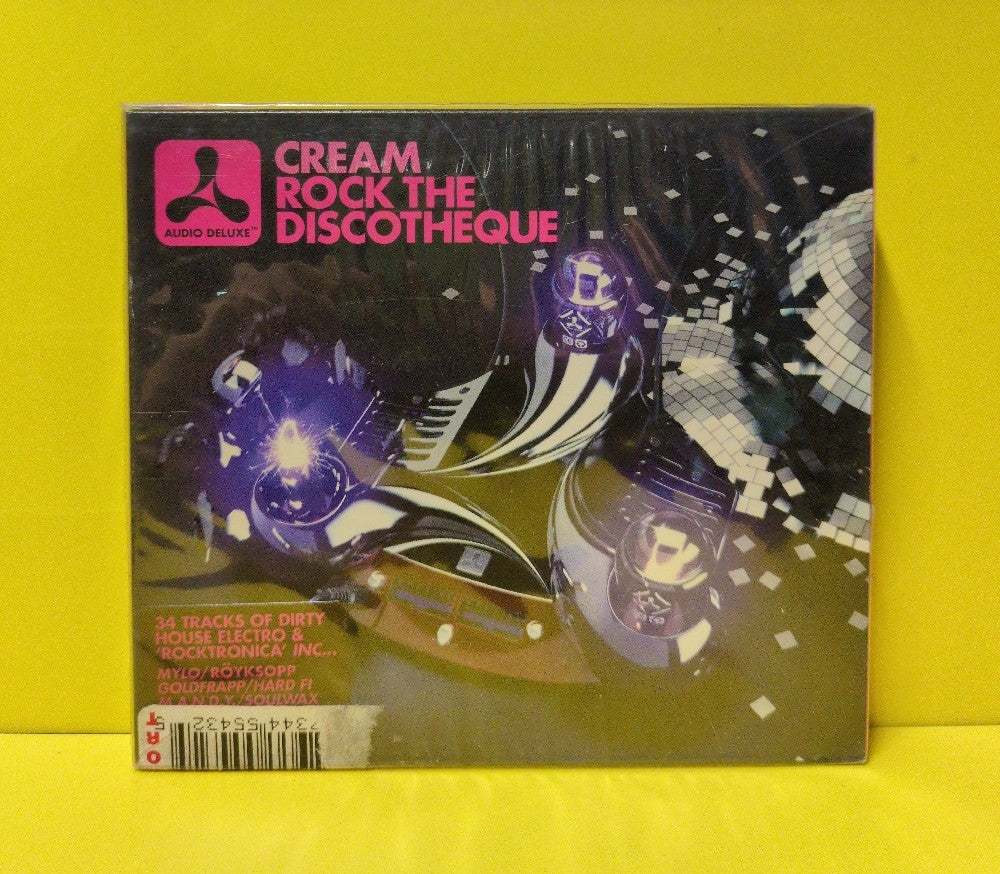 Various - Cream: Rock The Discotheque V.01 - 2006 - NSEM9006 - New - Sealed - CDs - 2xCD - UK Import