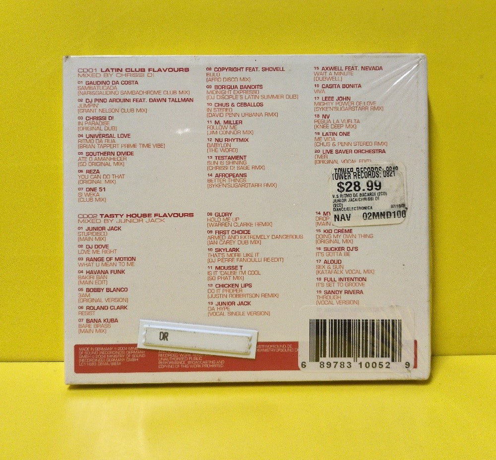 Various - Ritmo De Bacardi Volume 5 - 2004 - 0010052MIN - New - Sealed - CDs - 2xCD - Germany Import