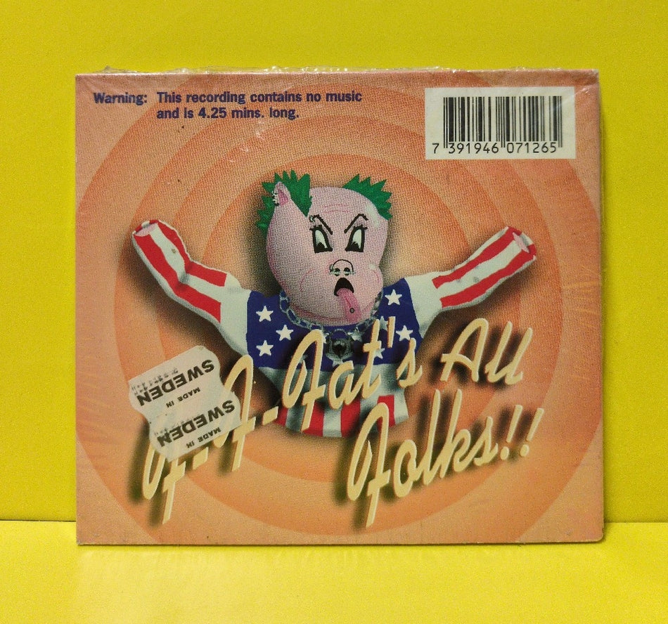 Prodigy - Fat's All Folks - 1997 - FAT001CD - New - Sealed - CDs - Unofficial Release - Sweden Import