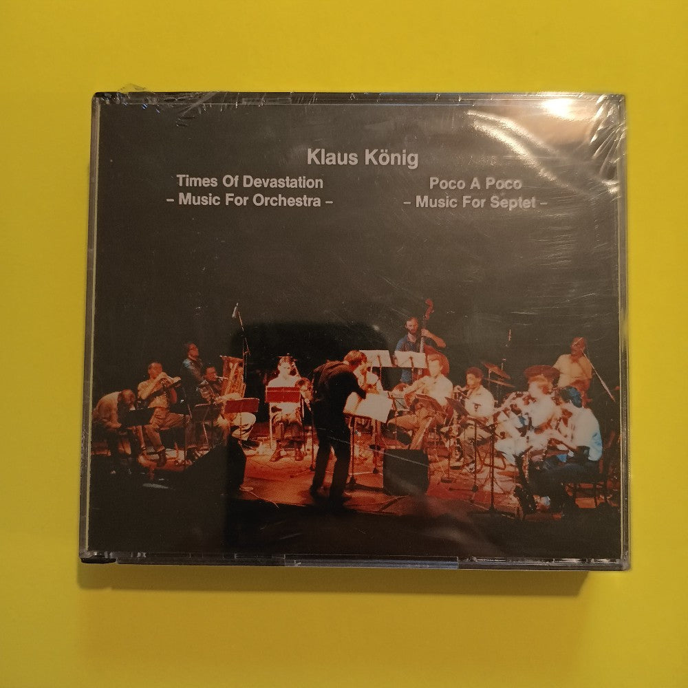 Klaus König - Times Of Devastation 2CD Set Germany - 1989 - ENJA 6014 22 - Used - Sealed - CDs