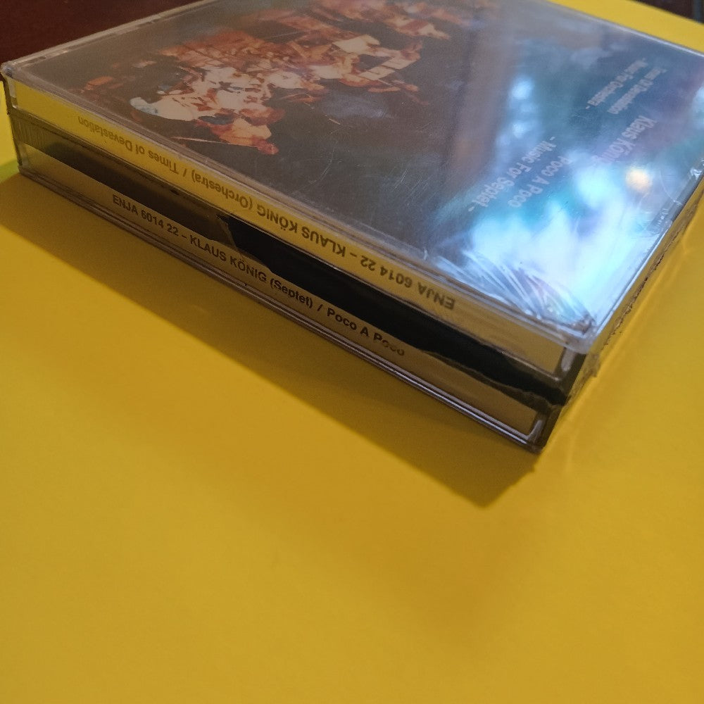 Klaus König - Times Of Devastation 2CD Set Germany - 1989 - ENJA 6014 22 - Used - Sealed - CDs