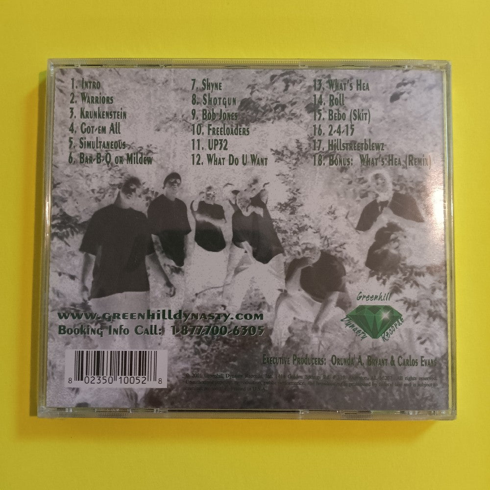 Greenhill Dynasty - Hillstreetblewz - 2001 - New - Sealed - CDs