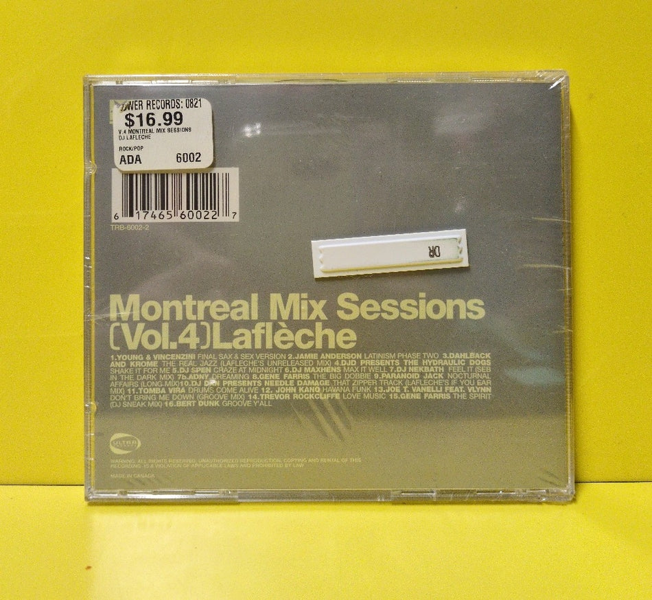 Laflèche - Montreal Mix Sessions Vol. 4 - 2000 - TRB-6002-2 - New - Sealed - CDs - Canada Import