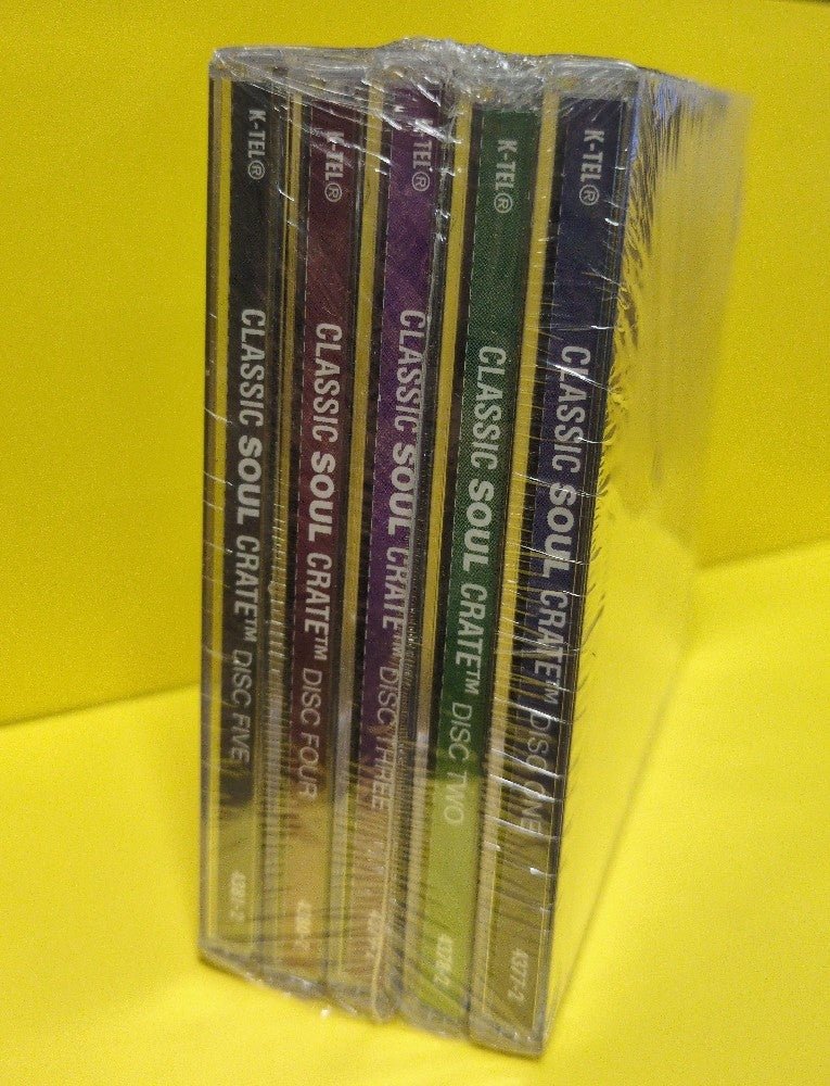 Various - Classic Soul Crate Discs 1-5 - 2000 - 4377-2 / 4378-2 / 4379-2 / 4380-2 / 4381-2 - New - Sealed - CDs - 5 CD Set