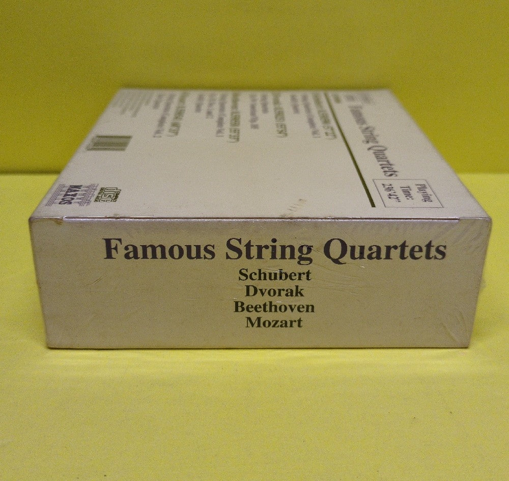 Schubert, Dvorak, Beethoven, Mozart - Famous String Quartets - 1996 - 8.504006 - New - Sealed - CDs - 4xCD Box Set