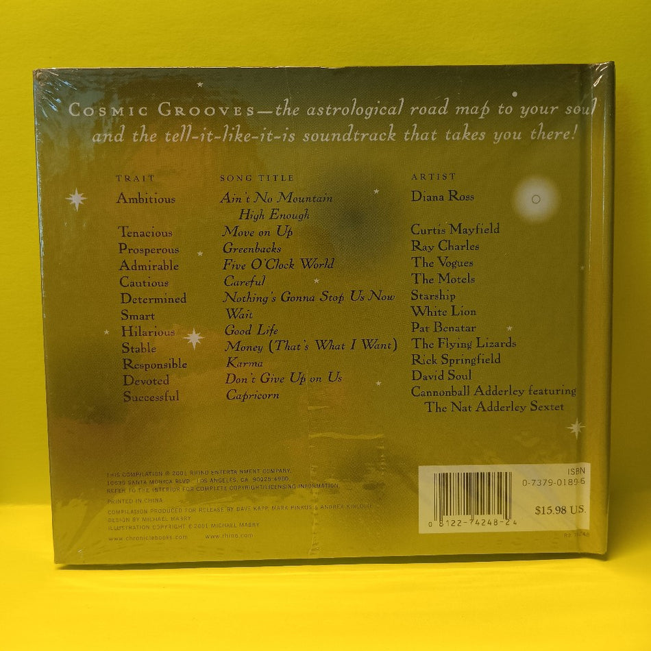 Various - Cosmic Grooves Capricorn CD & Book - 2001 - R2 74248 - New - Sealed - CDs