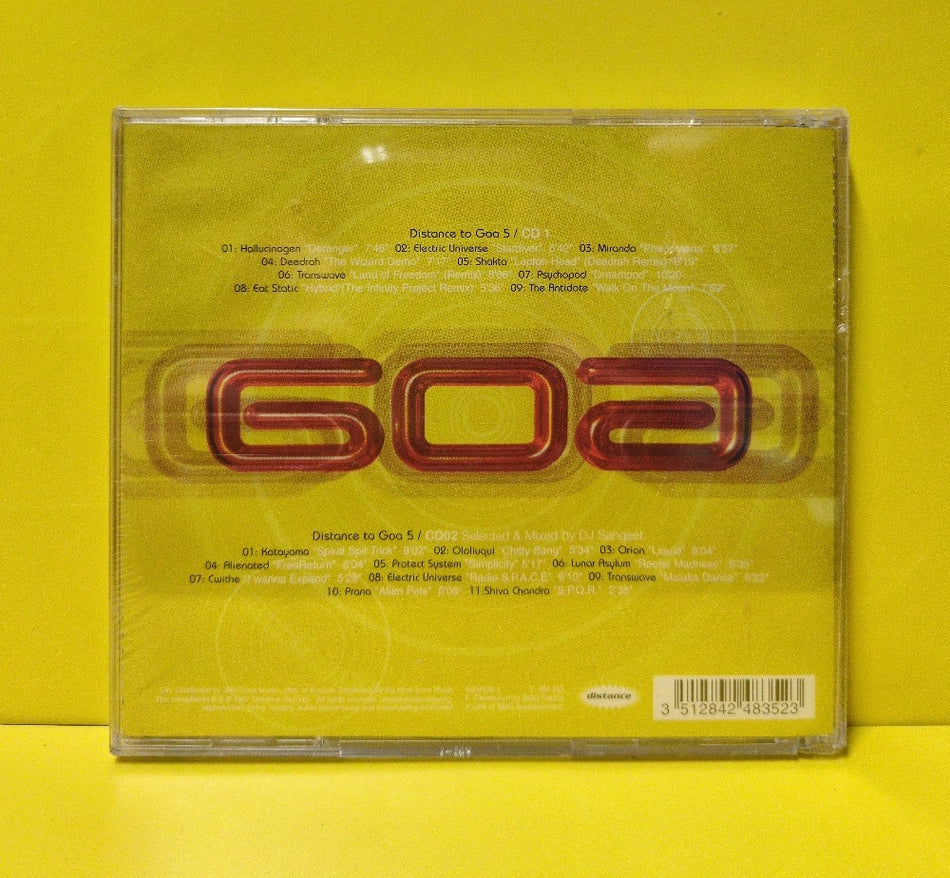 Various - Distance To Goa 5 - 1997 - Sub 4835.2 - New - Sealed - CDs 2xCD - France Import