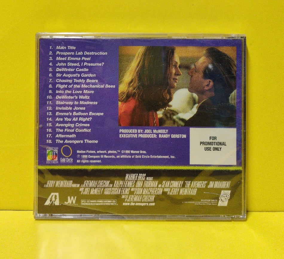 Joel McNeely - The Avengers (Original Score From The Motion Picture) - 1998 - COM 0100 - New - Sealed - CDs - Promo