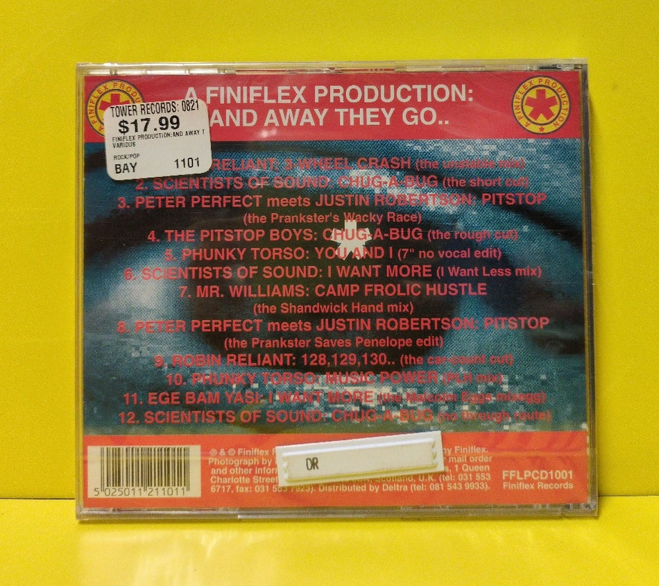 Various - A Finiflex Production:  And Away They Go.. - 1993 - FFLPCD1001 - New - Sealed - CDs - UK & European Import