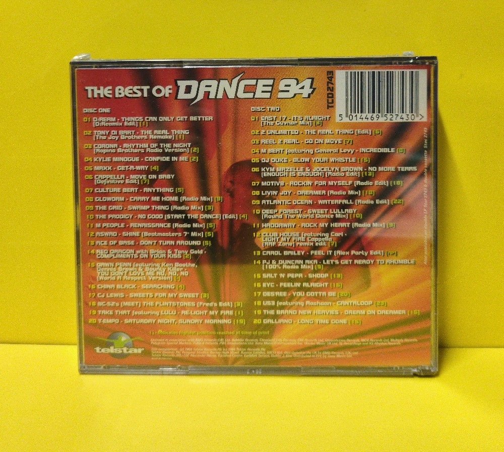 Various - The Best Of Dance 94 - 1994 - TCD 2743 - New - Sealed - CDs - 2xCD - UK Import