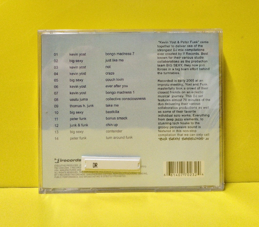 Various - Kevin Yost & Peter Funk present Big Sexy Sessions - 2005 - IR-CD023E - New - Sealed - CDs