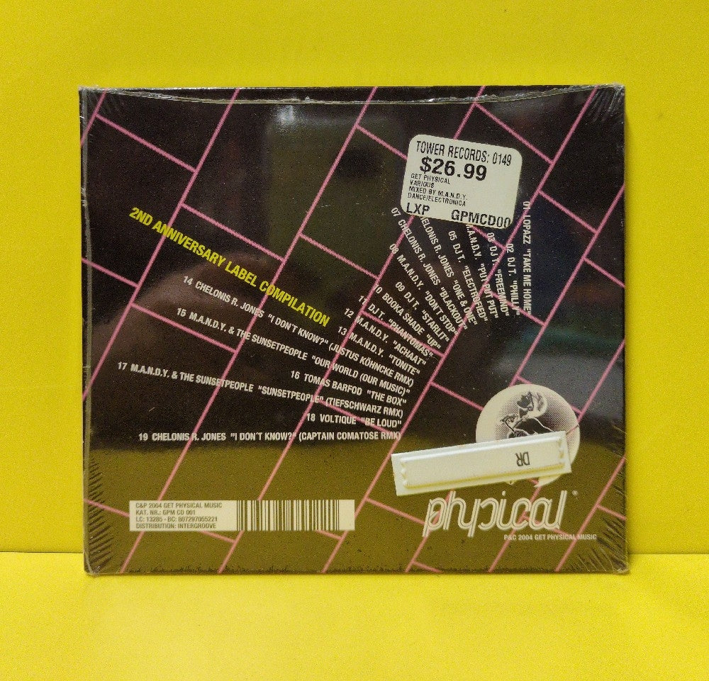 M.A.N.D.Y. - Get Physical (2nd Anniversary Label Compilation) - 2004 - GPM CD 001 - New - Sealed - CDs - Germany Import