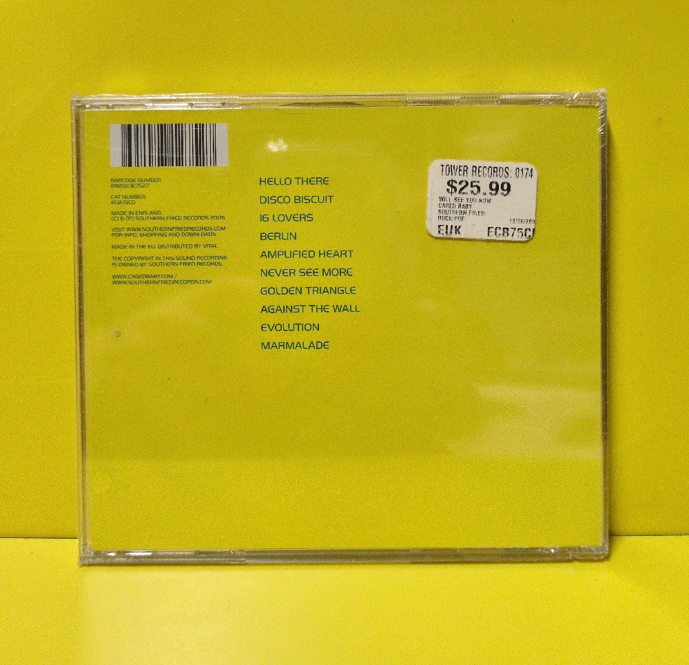 Cagedbaby - Will See You Now - 2005 - ECB75CD - New - Sealed - CDs - UK Import