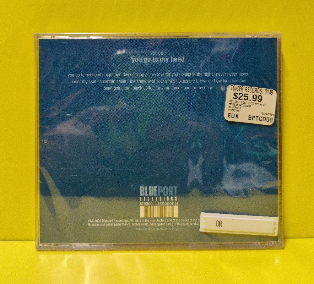 David McAlmont - Set One - You Go To My Head - 2005 - BPTCD001 - New - Sealed - CDs - UK Import
