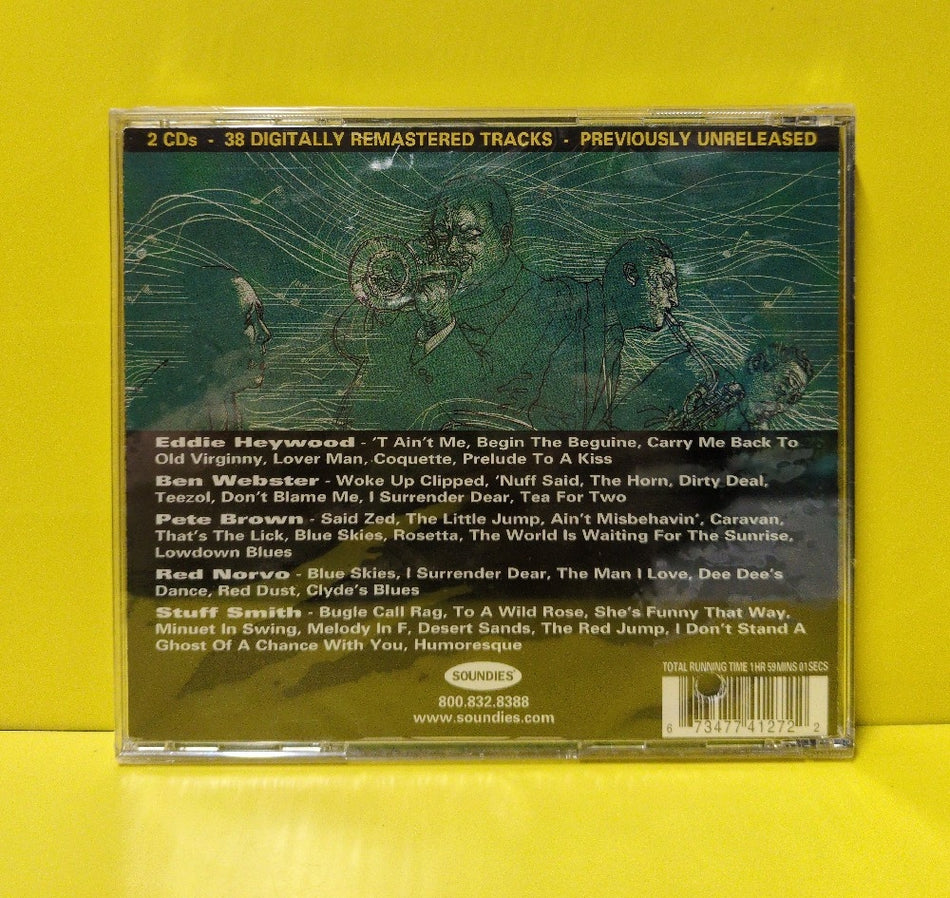 Eddie Heywood, Ben Webster, Pete Brown, Red Norvo, Stuff Smith - Swing Greats - 2000 - SCD 4127 - New - Sealed - CDs - 2xCD - Reissue