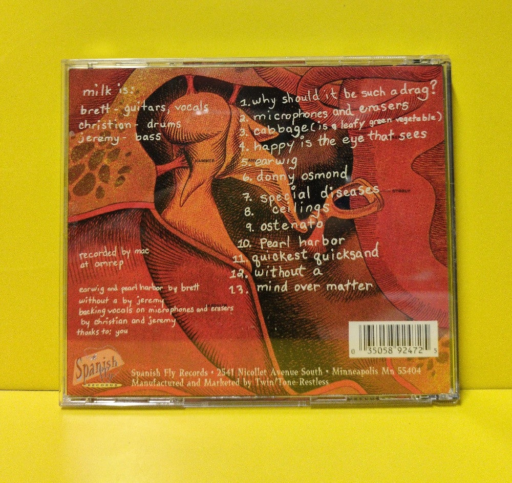 Milk - Ear - 1993 - SFR 89247-2 - Used - EX - CDs