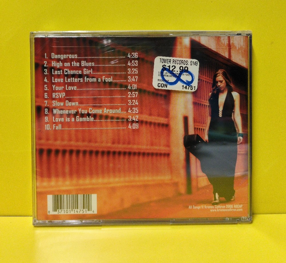 Kristen Cothron - Love Letters From A Fool - 2006 - 4751 - New - Sealed - CDs