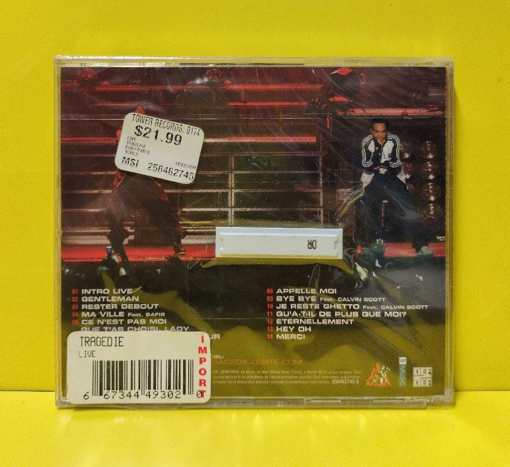 Tragédie - Live - 2005 - 256462745-2 - New - Sealed - CDs - France Import