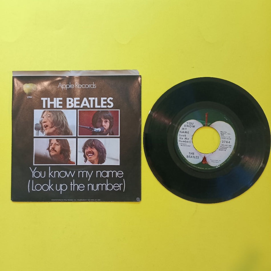 The Beatles - Let It Be / You Know My Name 7" PS - 1970 - Apple 2764 - Used - EX - Vinyl