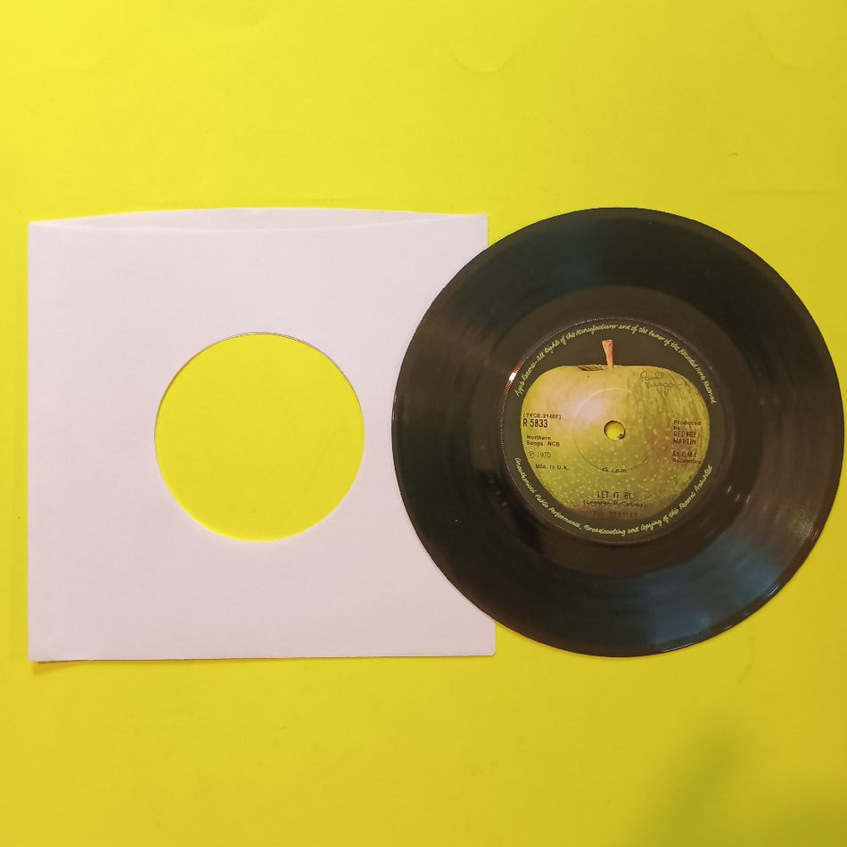 The Beatles - Let It Be / You Know My Name 7" UK OG - 1970 - R5833 - Used - VG++ - Vinyl