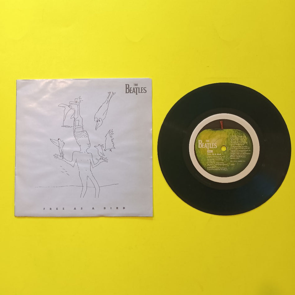 The Beatles - Free As A Bird / Christmas Time 7" - 1995 - NR 7243 8 58497 7 0 - Used - VG++ - Vinyl