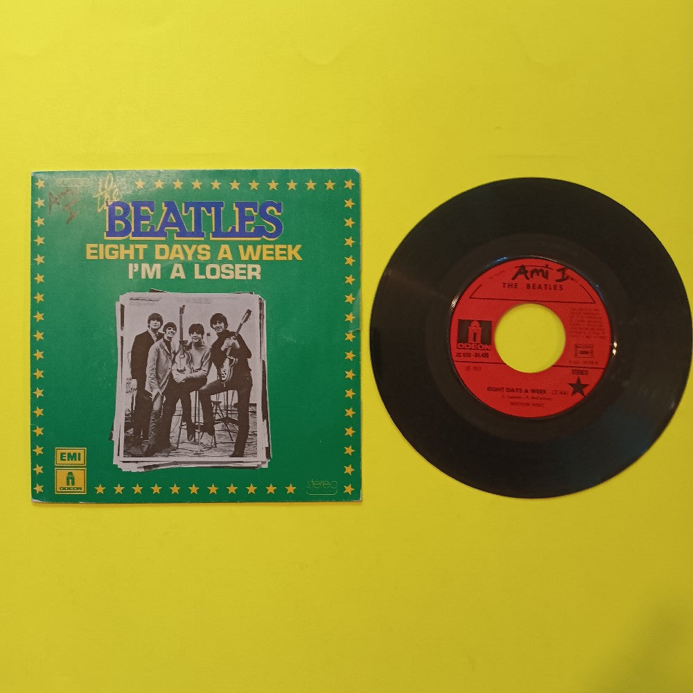 The Beatles - Eight Days A Week / I'm A Loser FRANCE 7" - 1976 - 2C010-04459 - Used - VG++ - Vinyl
