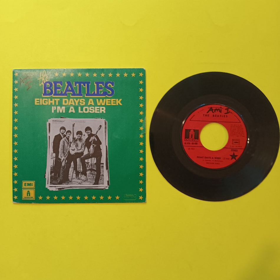 The Beatles - Eight Days A Week / I'm A Loser FRANCE 7" - 1976 - 2C010-04459 - Used - VG++ - Vinyl