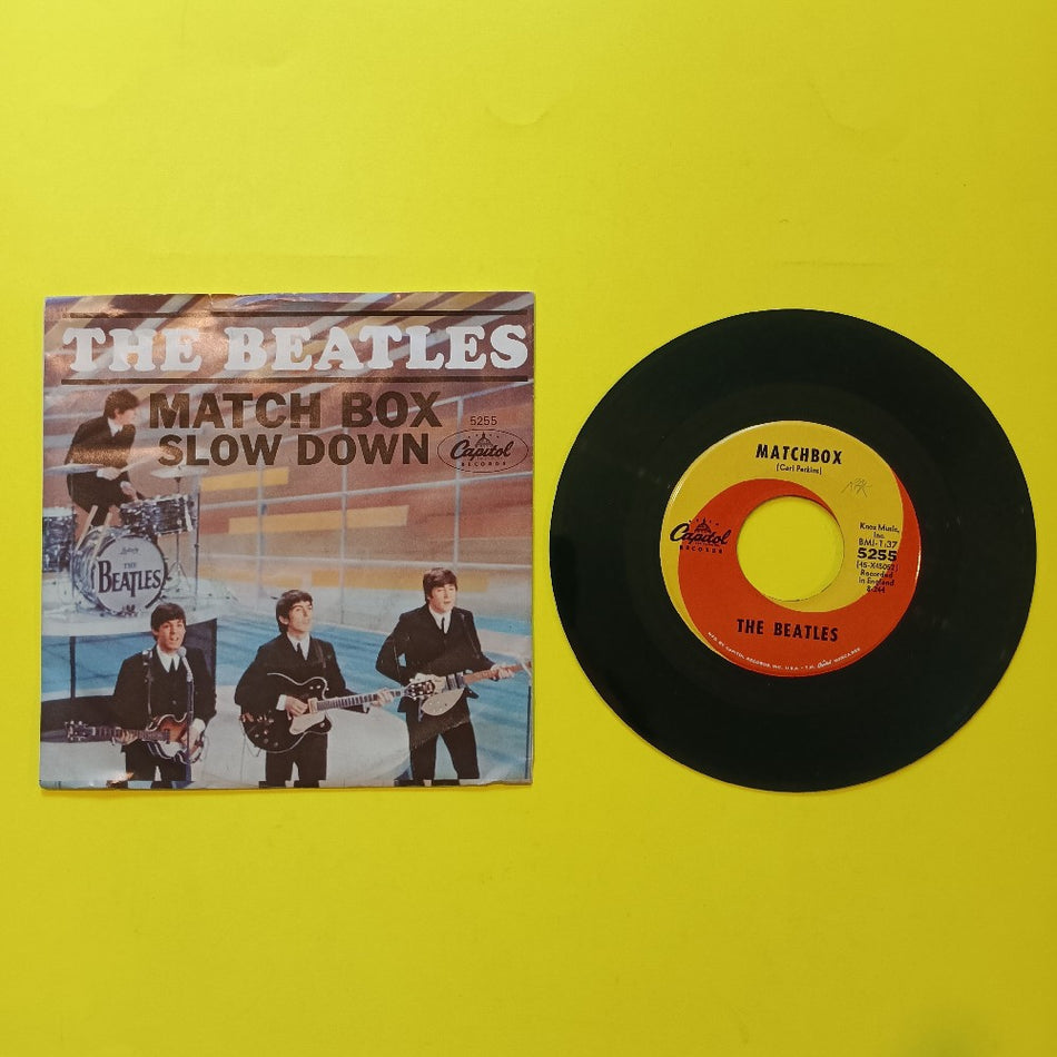 The Beatles - Matchbox / Slow Down 7" - 1964 - Capitol 5255 - Used - VG++ - Vinyl