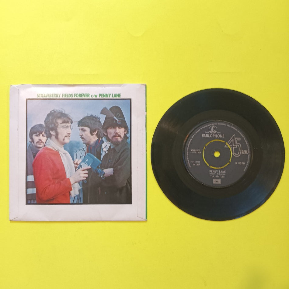 The Beatles  - Strawberry Fields Forever / Penny Lane (UK 7") - 1976 - R 5570 - Used - VG++ - Vinyl