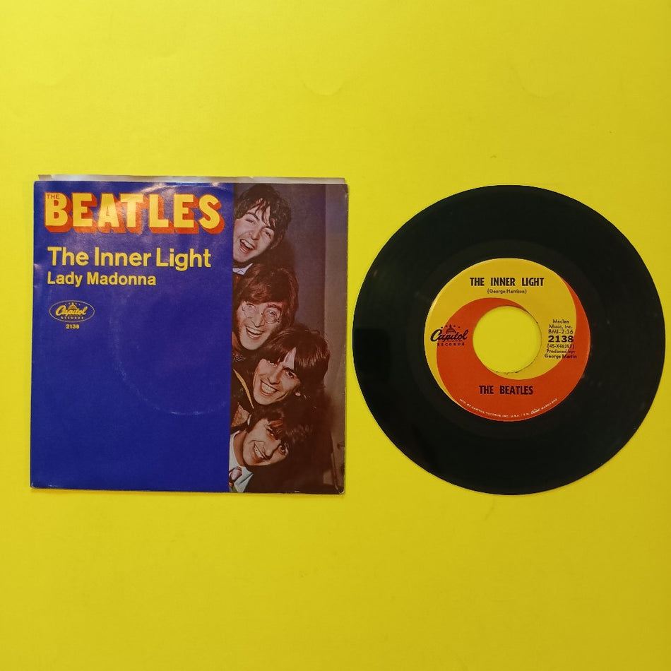The Beatles - Lady Madonna / Inner Light 7" - 1968 - Capitol 2138 - Used - VG++ - Vinyl