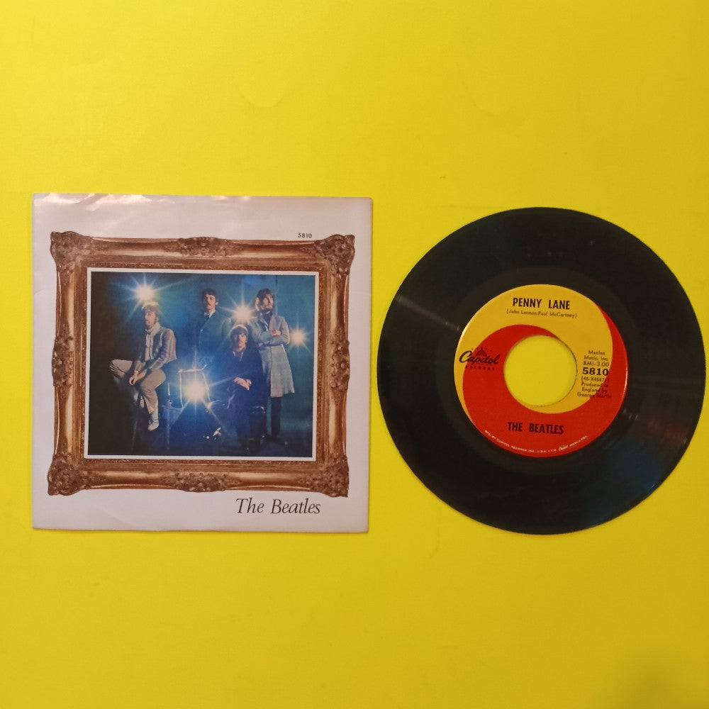 The Beatles  - Strawberry Fields Forever / Penny Lane 7" OG Misprint - 1967 - 5810 - Used - VG++ - Vinyl