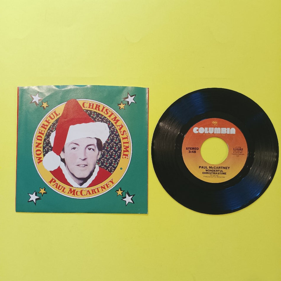 Paul McCartney - Wonderful Christmastime / Rudolph 7" - 1979 - 1-11162 - Used - VG++ - Vinyl