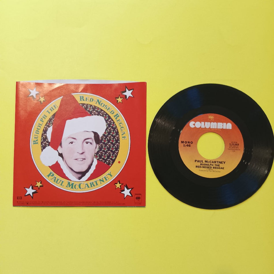 Paul McCartney - Wonderful Christmastime / Rudolph 7" - 1979 - 1-11162 - Used - VG++ - Vinyl