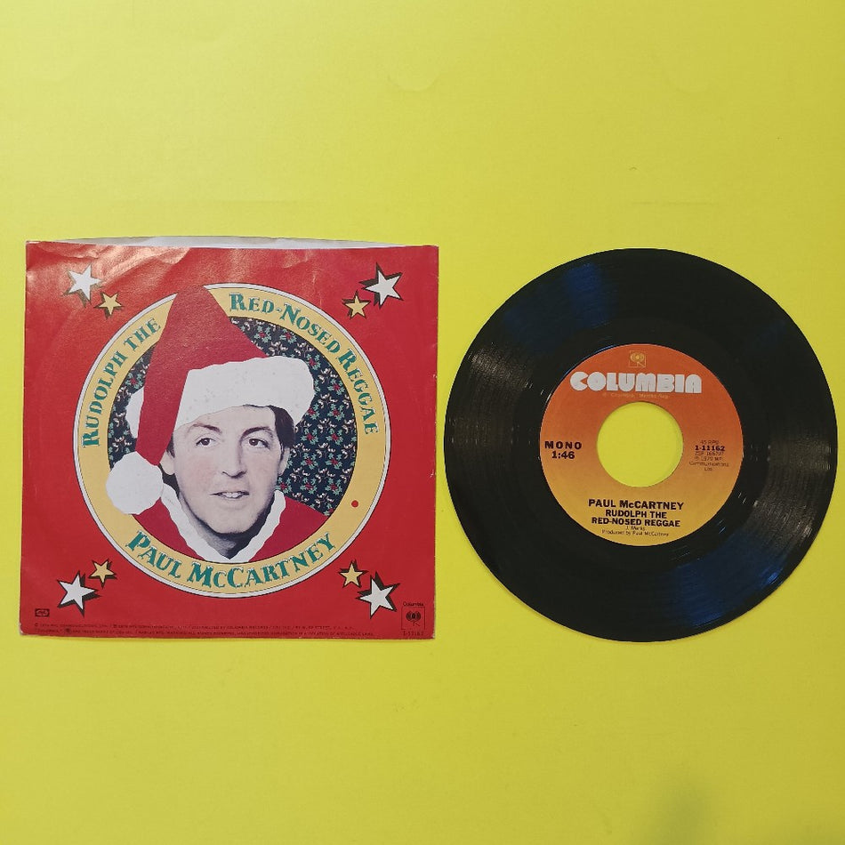 Paul McCartney - Wonderful Christmastime / Rudolph 7" - 1979 - 1-11162 - Used - VG+ - Vinyl